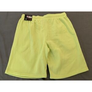 NWT NBA Official Licensed Basketball Trainer Shorts Fluorescent Yellow Sz Large